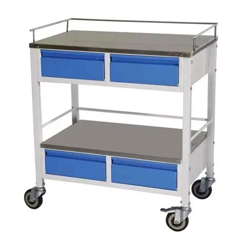 Mild Steel Medicine Trolley